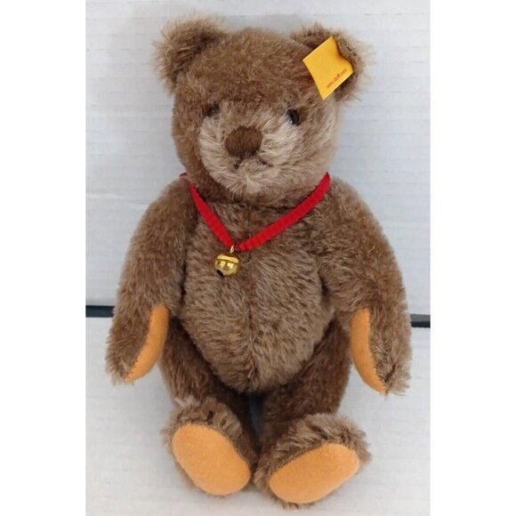 Vintage STEIFF Plush Teddy Bear with Button In Ear Germany Stuffed Animal - Picture 1 of 8